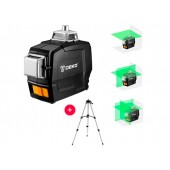 Професійний лазерний рівень нівелір 12 ліній АКБ Deko DKLL12PB1 + штатив