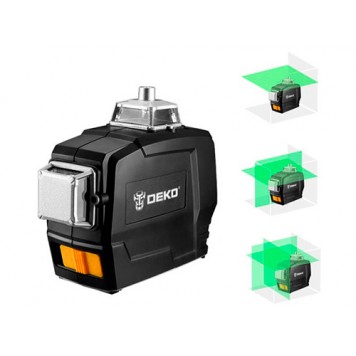 Професійний лазерний рівень нівелір 12 ліній АКБ Deko DKLL12PB1