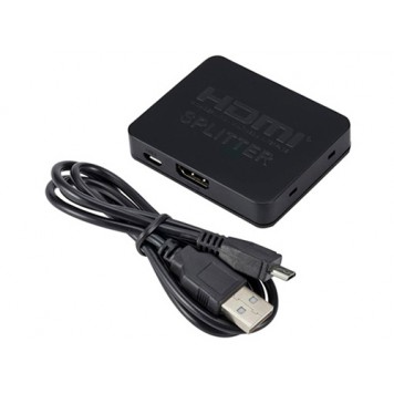 Живлення спліттера здійснюється кабелем від USB порту-1