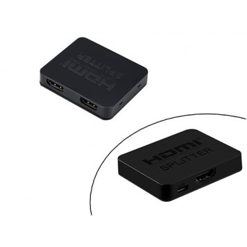 Комутатор HDMI 1x2 порту, FullHD, 3D, спліттер, розгалужувач, компактний