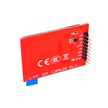Зворотний бік LCD дисплея ST7735S SPI 1.44 " 128x128 Arduino , RGB-1