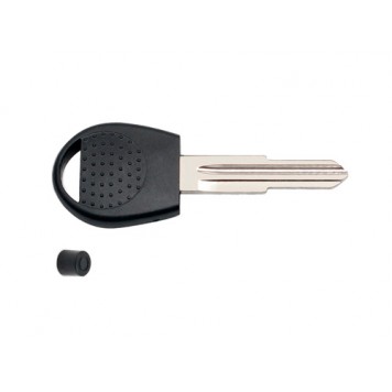 Ключ зажигания, заготовка корпус под чип для Chevrolet Aveo, DW04R