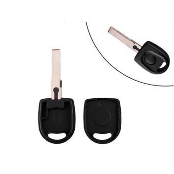 Ключ запалювання, заготівля корпус під чіп для Volkswagen Passat, HU66