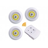 LED светильник ночник автономный, с пультом ДУ, белый, 3 шт LED светильник ночник автономный, с пультом ДУ, белый, 3 шт