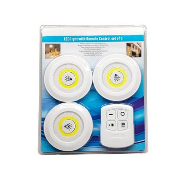 Набір світильників з пультом дистанційного керування в упаковці-2