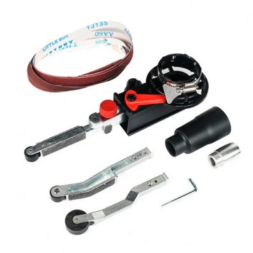 Комплект поставки ленточной шлифовальной насадки угловой шлифмашинки-1