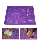 Килимок кондитерський силіконовий для розкочування тіста з розміткою 60х45см