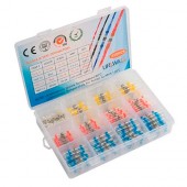 Термоусаживаемая гильза термоусадка с оловом припоем, набор 250 шт