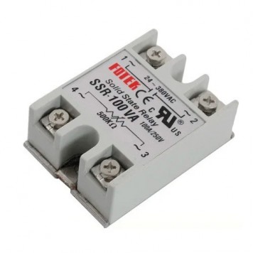 Однофазне твердотіле реле SSR-100VA 100A VR-AC