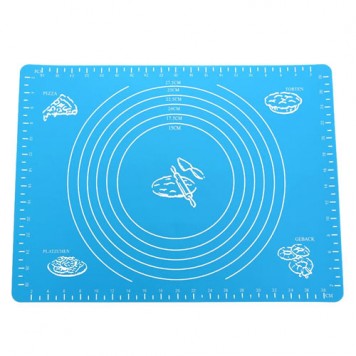 Килимок кондитерський силіконовий для розкочування і випічки тіста 40х50см, 0.6мм