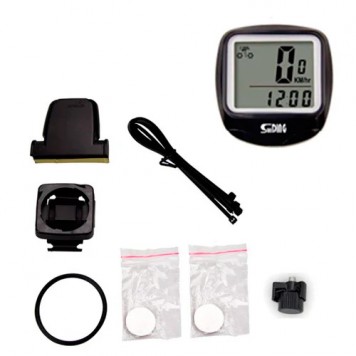 Зображення комплекту поставки велокомпьютера SunDing SD-568C-1