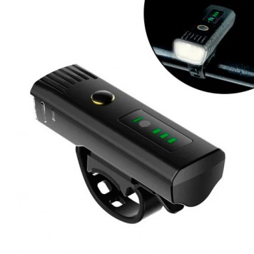 Фонарь велосипедный индукционный 250лм фара 5Вт 1500мАч IPx4, EOS220