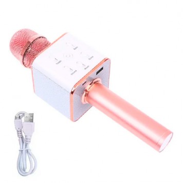 Комплект поставки мікрофона караоке бездротового з колонкою Bluetooth USB Q7-1