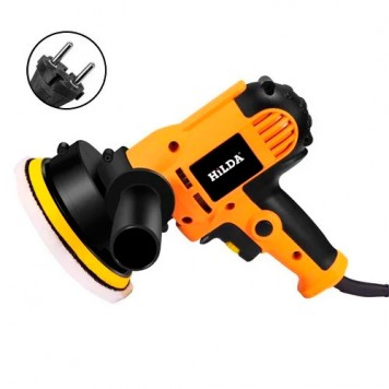 Шлифовальная полировочная машина орбитальная 125мм, Hilda DWE6401