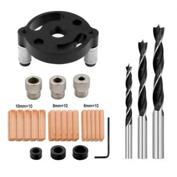 Комплект поставки кондуктора шаблона торцевого для сверления под шкант 6, 8 и 10 мм-2