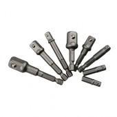 Набор из 8 переходников для шуруповерта 1/2,1/4,3/8 25-73мм, 6-гранные