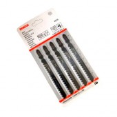 Пилка, полотно для електролобзика по дереву, T127D, HCS-сталь, 5шт