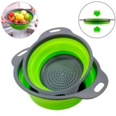 Набір з 2 друшляків складних 20см 24см, силіконових