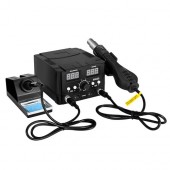 Паяльная станция 8582D 70Вт с термофеном 750Вт, 2хЖК