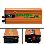 Перетворювач напруги DC / AC авто інвертор 2000Вт 12-220В SSK-2000W