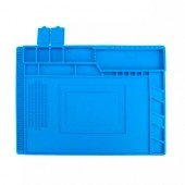 Коврик для пайки силиконовый термостойкий 36х26см с магнитными ячейками A-400