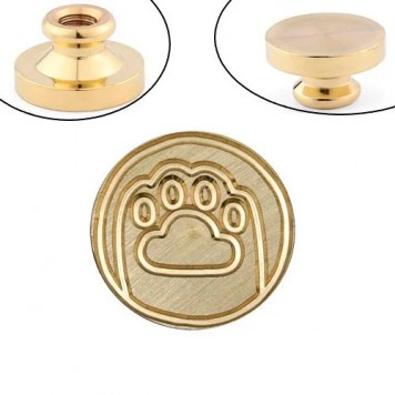 Кліше для відбитку на сургучі, сургучний друк 30 мм, латунь, 106 ВИДІВ