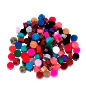 Воск для сургучной печати, сургуч таблетка 8.5х5мм, разноцветный, 50г