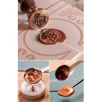 Изготовление сургучной печати из таблетки воска-1