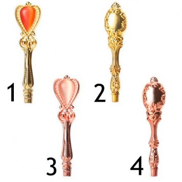 Можливі кольори та форми металевих ручок для сургучного друку-1