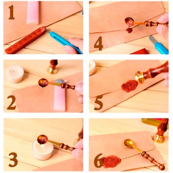 Процесс поэтапного создания сургучной печати-1