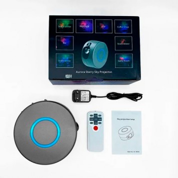 Комплект поставки лазерного проектора звездного неба Aurora-3