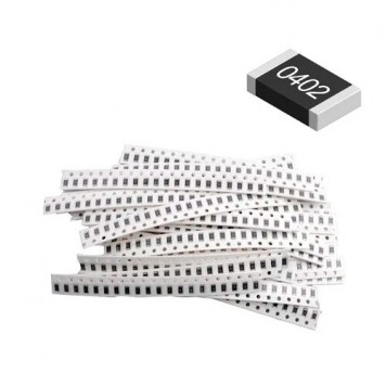 Резисторы SMD 0402 1/16Вт 660шт 5% 1Ом-1МОм
