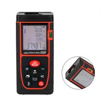 Дальномер лазерный, лазерная рулетка до 100м OQ-100