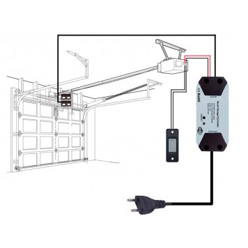 Подключение Wi-Fi контроллера в систему электропривода гаражных ворот-1