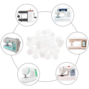 Шпулька підходить до різних марок побутових швейних машинок-1