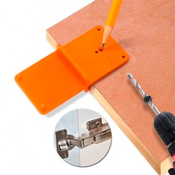 Шаблон для разметки центров отверстий под мебельную петлю-2