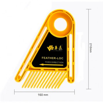 Фізичні розміри гребінчастого притиску-1