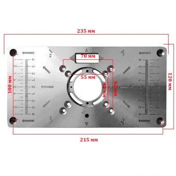 Физические размеры пластины и размещение отверстий-2