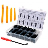 Набір з 690 автомобільних кріплень, пістонів, кліпс, комплект знімачів