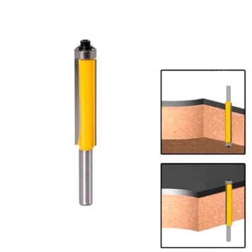 Фреза кромкова пряма з підшипником 50.8мм, хвостовик 8мм для ручного фрезера