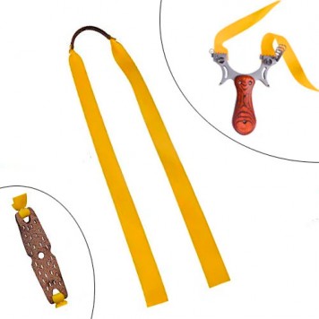 Гумка з шкіряним тримачем для використання з рогатками-1