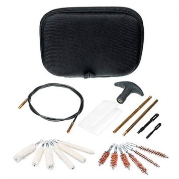 Склад набору для очищення зброї з 18 предметів-1