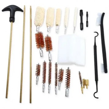 Склад набору для очищення зброї з 24 предметів-1