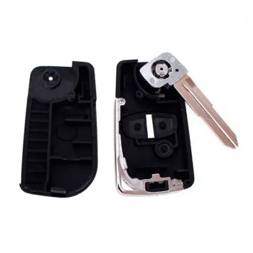 Выкидной ключ для Mitsubishi с 2-мя кнопками в разобранном виде-2