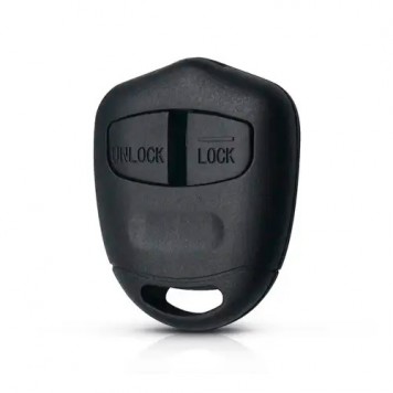 Ключ заготовка, корпус под чип, 2кн, Mitsubishi, без лезвия