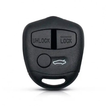 Ключ заготовка, корпус под чип, 3кн, Mitsubishi, без лезвия