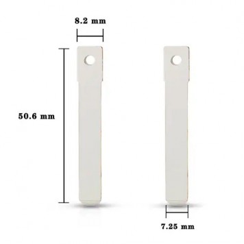 Физические размеры лезвия VA2/VA6 для автомобилей Renault и Dacia-1