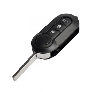 Выкидной ключ, корпус под чип, 3кн DKT0269, Fiat, SIP22