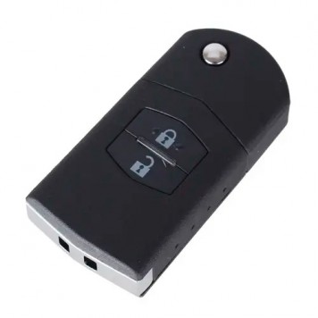 Выкидной ключ для Mazda с 2-мя кнопками в сложенном виде-1