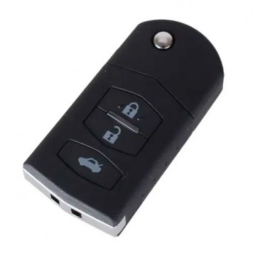 Выкидной ключ для Mazda с 3-мя кнопками в сложенном виде-1